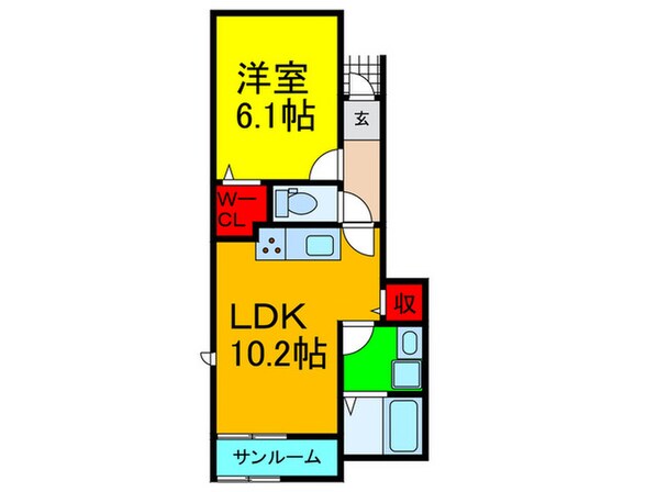 コート・ド・ブランの物件間取画像